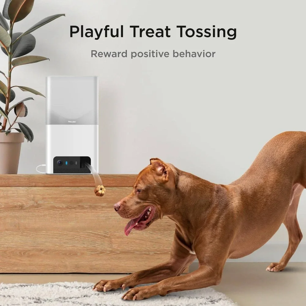 Petcube‎ Bites 2 Lite WiFi Pet Camera Treat Dispenser 1080p HD Night Vision